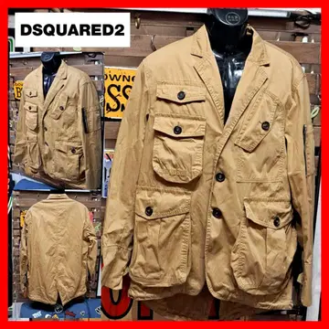 정가 15.8만 Dsquared2 멀티 포켓 밀리터리 모즈 코트