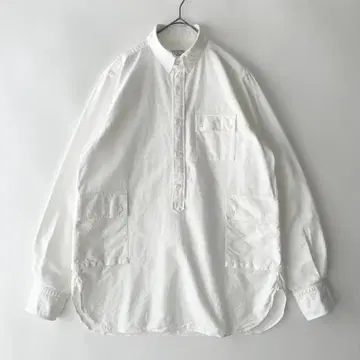 UNITED ARROWS x NICK WOOSTER 풀오버 셔츠 화이트