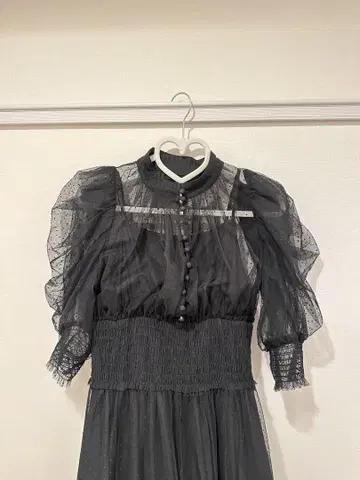 스나이델 도트 튤 드레스 0