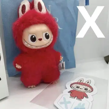 러브럽 LABUBU PIN FOR LOVE 봉제 인형 펜던트 X
