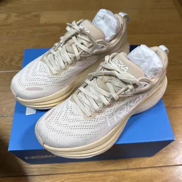 [ HOKA ] emmi 콜라보 W BONDAI 8 베이지 23.5cm