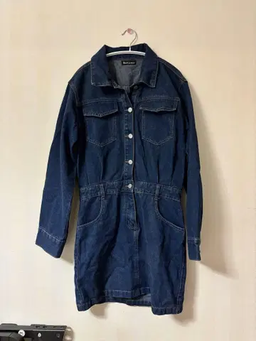 Day Closet 데님 원피스 L 사이즈 다크 블루
