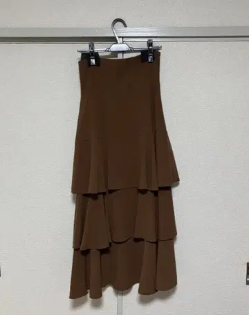 스커트 브라운 isetancloset 이세탄
