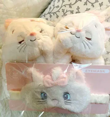 디즈니 스토어 아리스토캣 마리 룸슈즈 안대