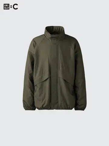 라이트웨이트 스탠드 블루종 OLIVE 카키 UNIQLOC 유니클로C