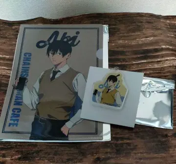 체인소맨 카페 하야카와 아키 아크릴 키링 클리어 파일