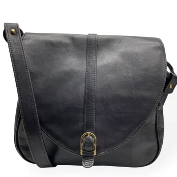 새상품급 BALLY 빈티지 숄더백 블랙 가죽 발리