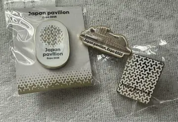 오사카 간사이 만박 일본관 Japan Pavilion 핀 배지 3개 세트
