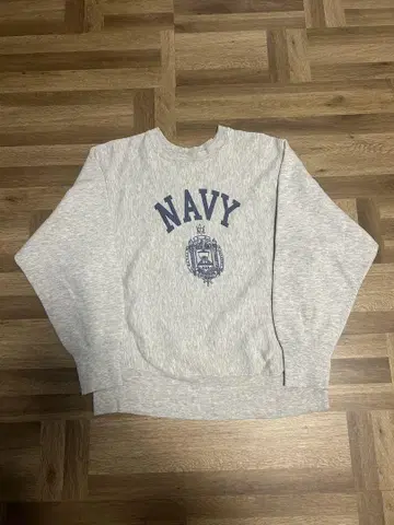 80s 트리코 태그 챔피온 리버스 위브 USNAVY 스며드는 프린트