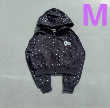 9090 Angel Dot Zip Hoodie