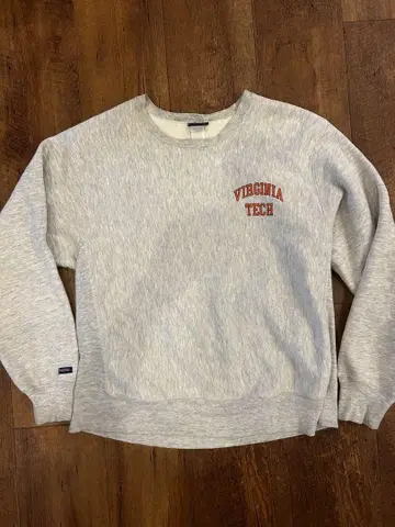 Jansport Virginia Tech 크루넥 리버스 위브