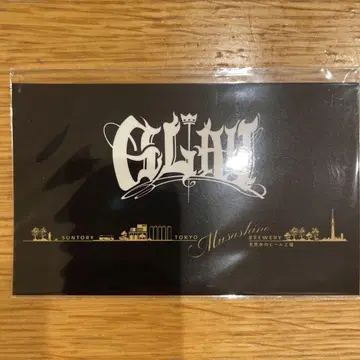 수량 한정 GLAY x 산토리 무사시노 콜라보 스티커 프리미엄 몰츠