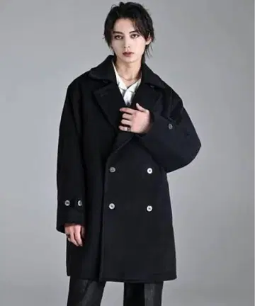 ADRER 비버 멜톤 오버 P 코트