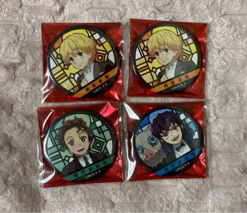 귀멸의 연회 캔뱃지 젠이츠 탄지로 이노스케 귀멸의 칼날 등신