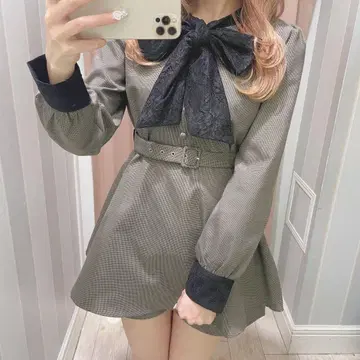 evelyn 빅 리본 올인원 양산형