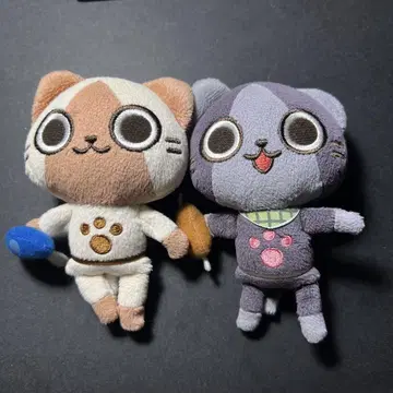 몬헌 아이루 미니 봉제 인형 홀더 마스코트 몬스터 헌터