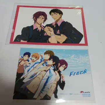 Free! 린&소우스케 한국 한정판 엽서 CD 혜택 브로마이드