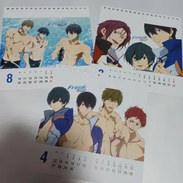 Free! 탁상 달력 키리누키 세트