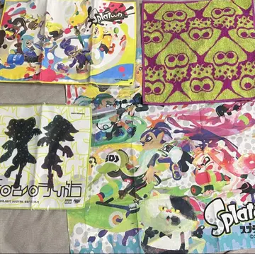 Splatoon 묶음 판매 캐릭터 타월 4세트