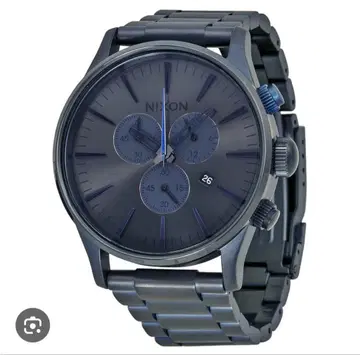 NIXON 손목시계 The Sentry CHRONO DEEP BLUE