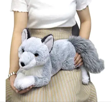 무릎 늑대 산레몬 봉제 인형