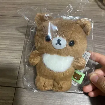 세울 수 있는 갈색 코구마 미니 봉제 인형