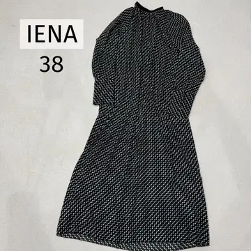 IENA 이에나 도트 크루넥 롱 원피스 38 이너 결품