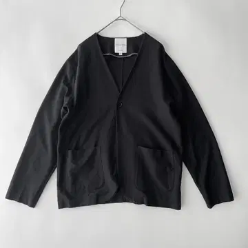 STILL BY HAND 48 (iz) 린넨 가디건 자켓 블랙