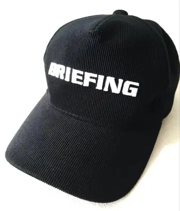 BRIEFING 코듀로이 캡 블랙