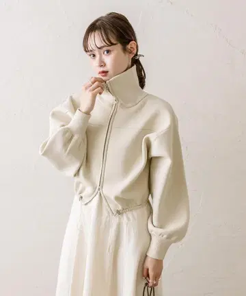 mystic 니트 블루종 원피스 SET