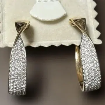 스와로브스키 Swarovski 후프 귀걸이