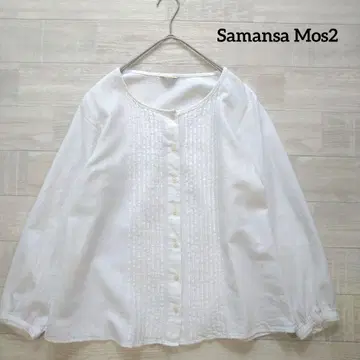Samansa Mos2 사만사 모스모스 핀턱 블라우스 F