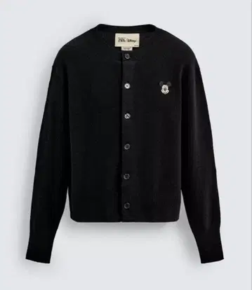 ZARA 미키마우스 패치 가디건 L 사이즈