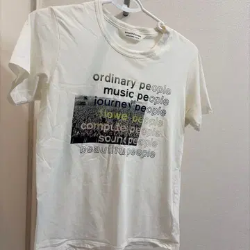 뷰티풀 피플 글래쥬어리 컬러 로고 프린트