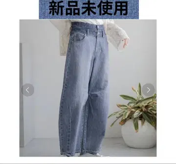 LOWRYS FARM CONE 커브 팬츠 데님 블루 미사용 새상품