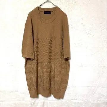 [VULGARIS/불가리스] 반팔 크루넥 포켓 오버사이즈