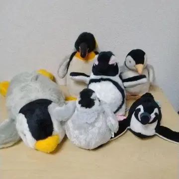 펭귄 봉제 인형 묶음 판매 6세트