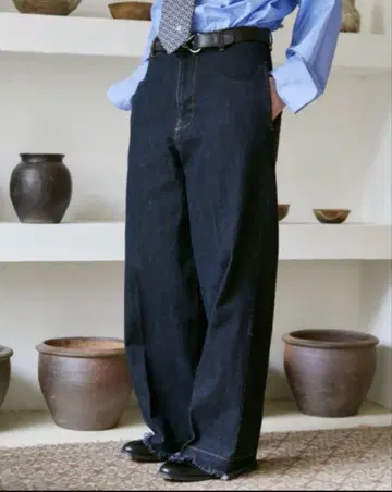 soerte 와이드 스트레이트 데님 팬츠 사이즈 1