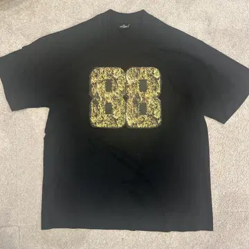 nitraid 88 프린트 T셔츠 L 블랙