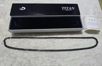 파이텐 탄화 티타늄 체인 목걸이 65cm [ 미사용 새상품 ]