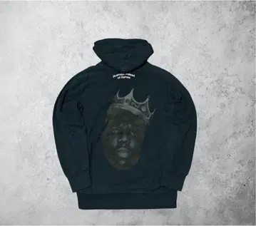 Notorious B.I.G 노토리어스 백 프린트 후드티 네이비