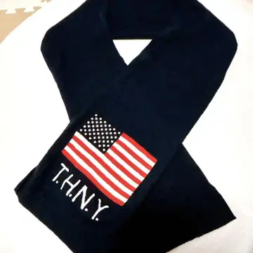 타미힐피거 머플러 숄 네이비