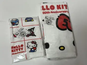 헬로키티 50주년 헬로 모두 핸드 타월 페이스 타월 1