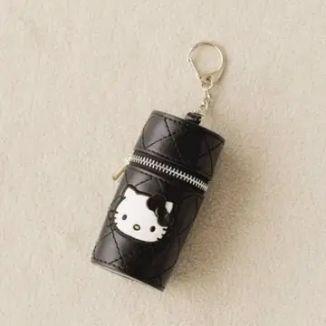 로리즈팜 [ HELLO KITTY ] 퀼팅 립 파우치 키 참