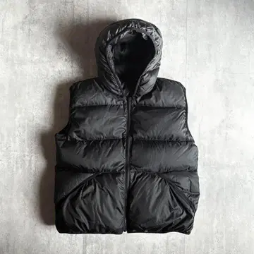[90s vintage] 다운 베스트 육중 리버서블 y2k opium