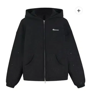 andwang Kirakira zip up (black)