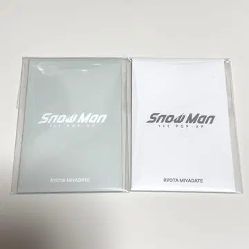 SnowMan 미야타테 료타 POPUP 포토 카드 AB 세트