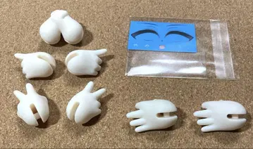 BONBON GALAXY 인형 데칼 PVC 미백 피부 핸드 부품