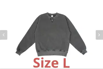 OVY Pigment 크루넥 스웨트 (black)