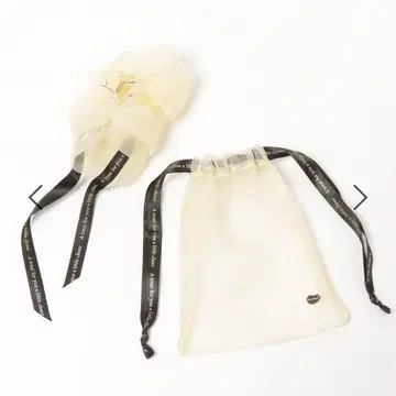 로리즈팜 파우치 포함 puripuri 헤어 반스 시어 화이트